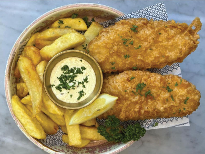 Fishermans Bay - Vegan No-Fish and Chips